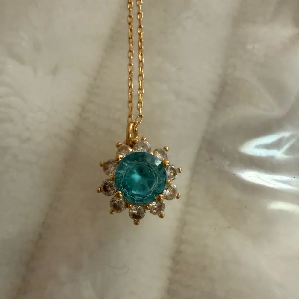kate spade Gold and Blue Celestial Necklace
